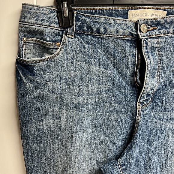 Fashion Bug wide leg denim capris size 20W - Picture 3 of 7